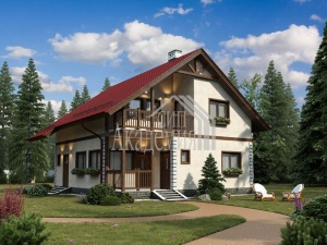 Проект дома VH "43-12" Патио - Фото 1