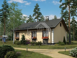 Проект дома VH "72-13" Эрика - Фото 1