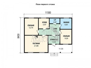Проект дома VH "72-13" Эрика - Фото 6