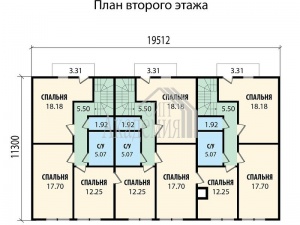 Проект дома VH "87-16" Лучана - Фото 7