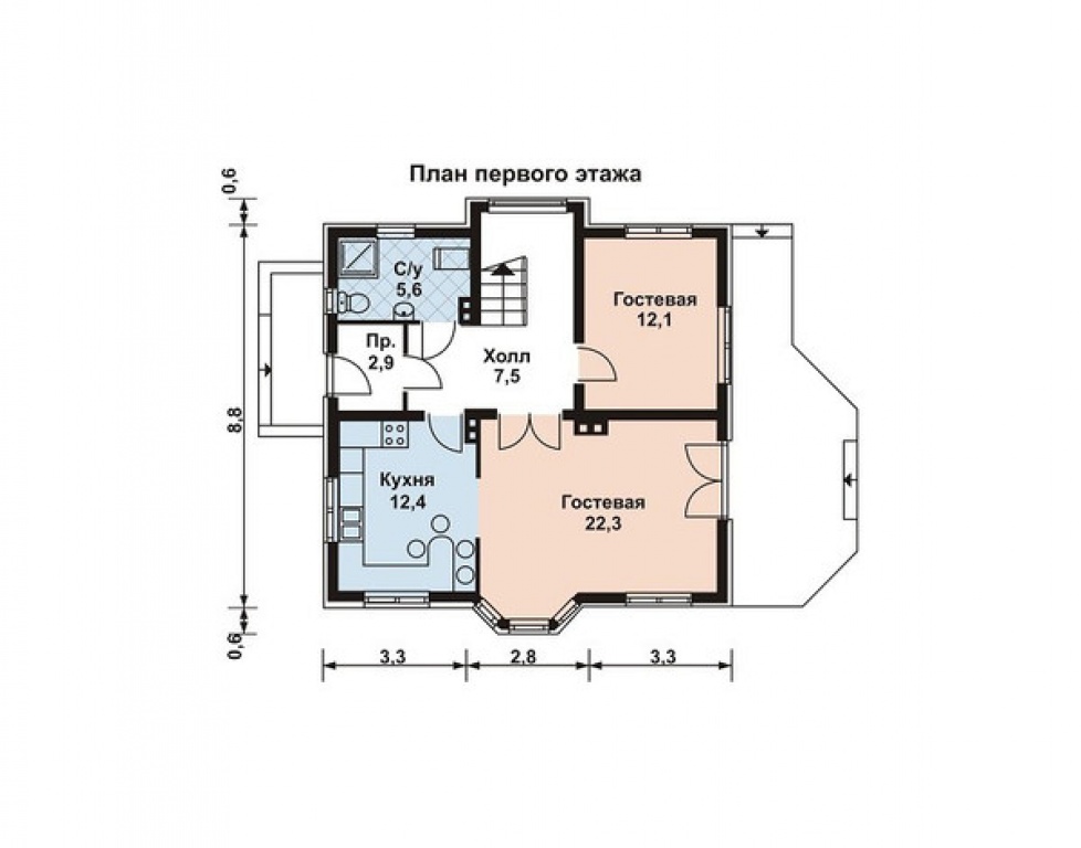 Проект дома Проект дома AS-1175 - Фото 4