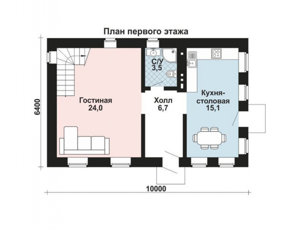 Проект дома Проект дома AS-1624 - Фото 1
