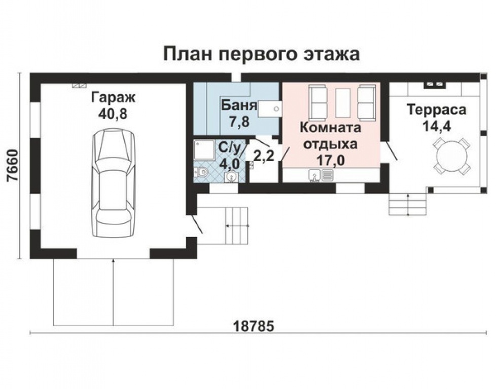 Проект дома Проект дома AS-2002-14 - Фото 1