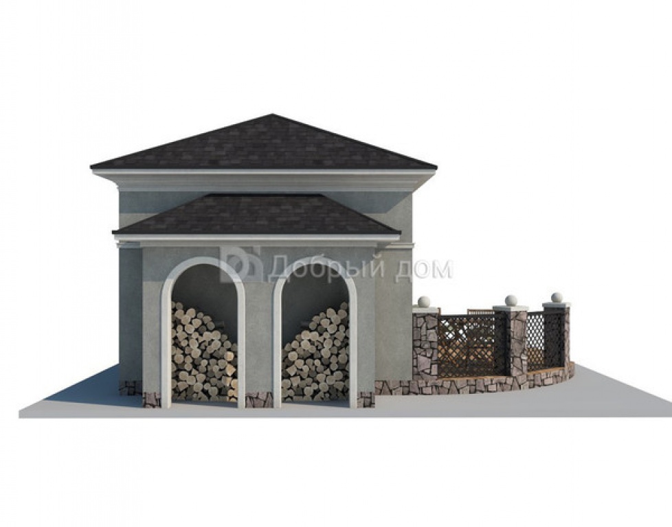 Проект дома Проект беседки AS-2002-6 - Фото 5