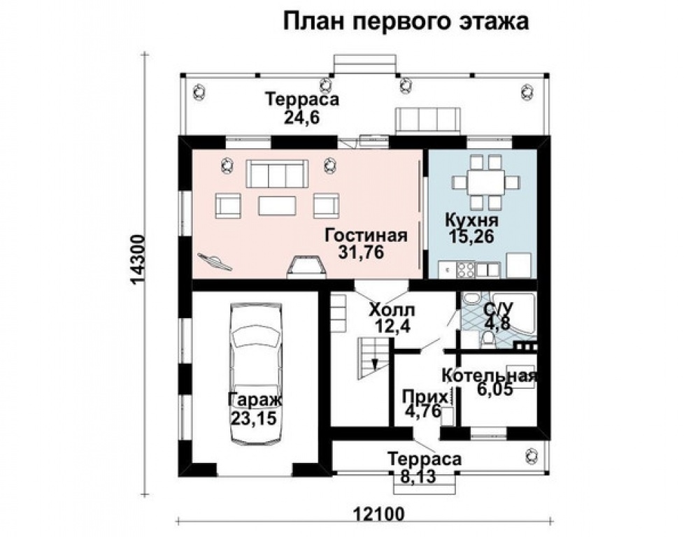 Проект дома Проект дома AS-2019 - Фото 1