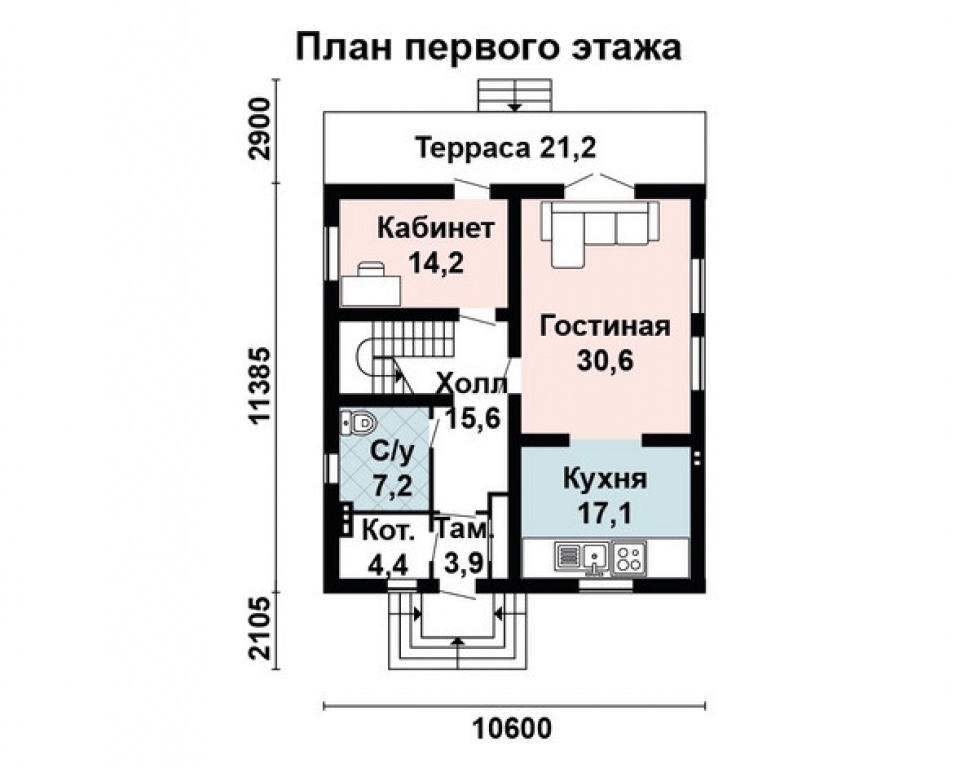 Проект дома Проект дома AS-2028 - Фото 5