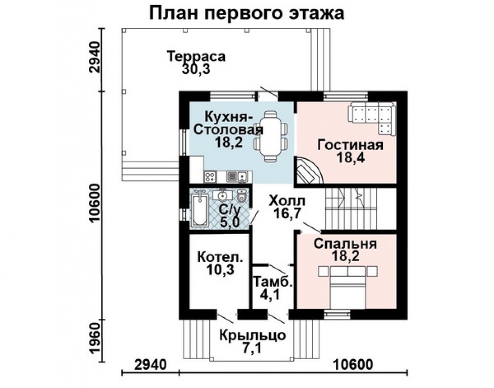 Проект дома Проект дома AS-2141-2 - Фото 5