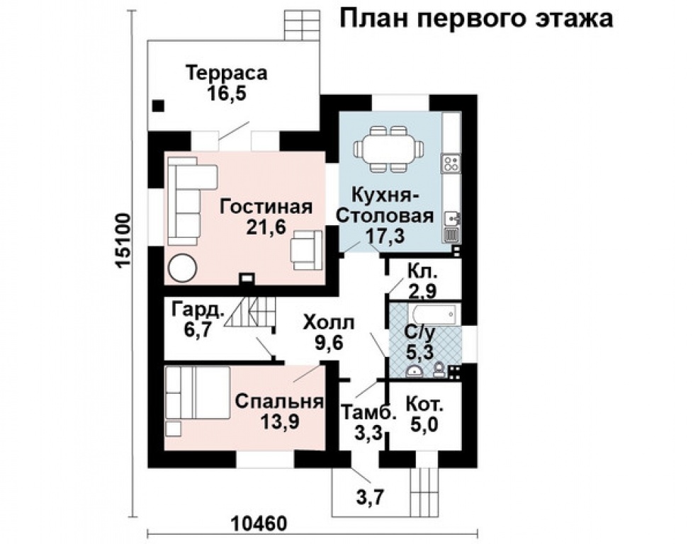 Проект дома Проект дома AS-2155 - Фото 5