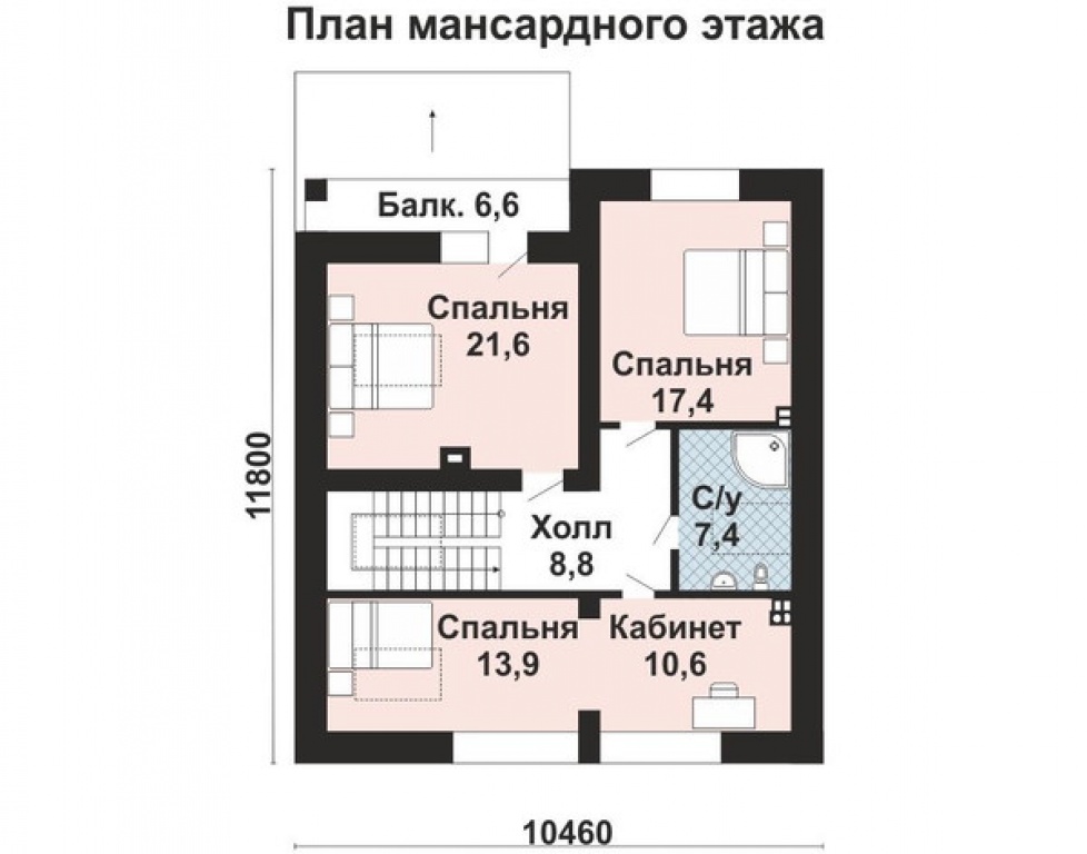 Проект дома Проект дома AS-2155 - Фото 6