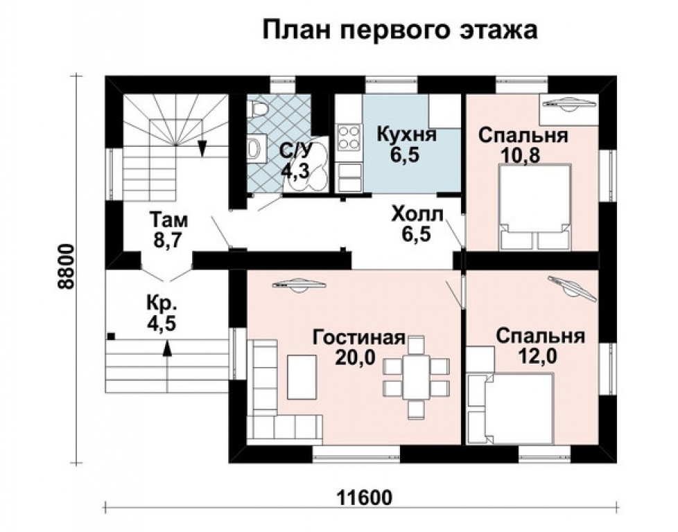 Проект дома Проект дома AS-2270 - Фото 5