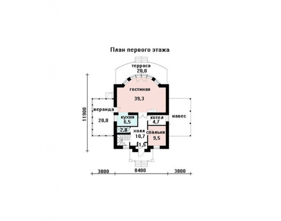 Проект дома Проект дома AS-274 - Фото 4