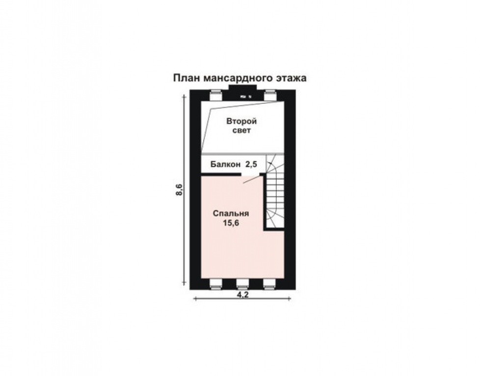 Проект дома Проект дома AS-281 - Фото 2