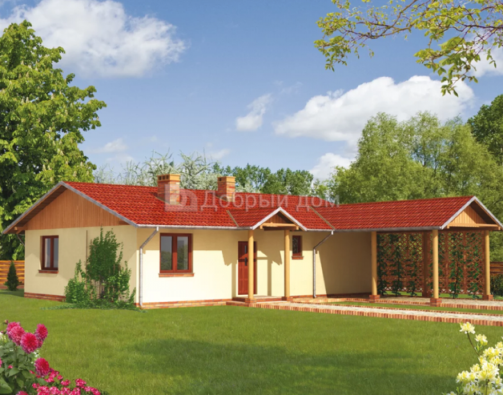 Проект дома Проект дома AS-895-1 - Фото 